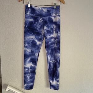 Rhonisch Blue Lightning Leggings Medium Outdoor Athleisure Athletic Tampa Bolts